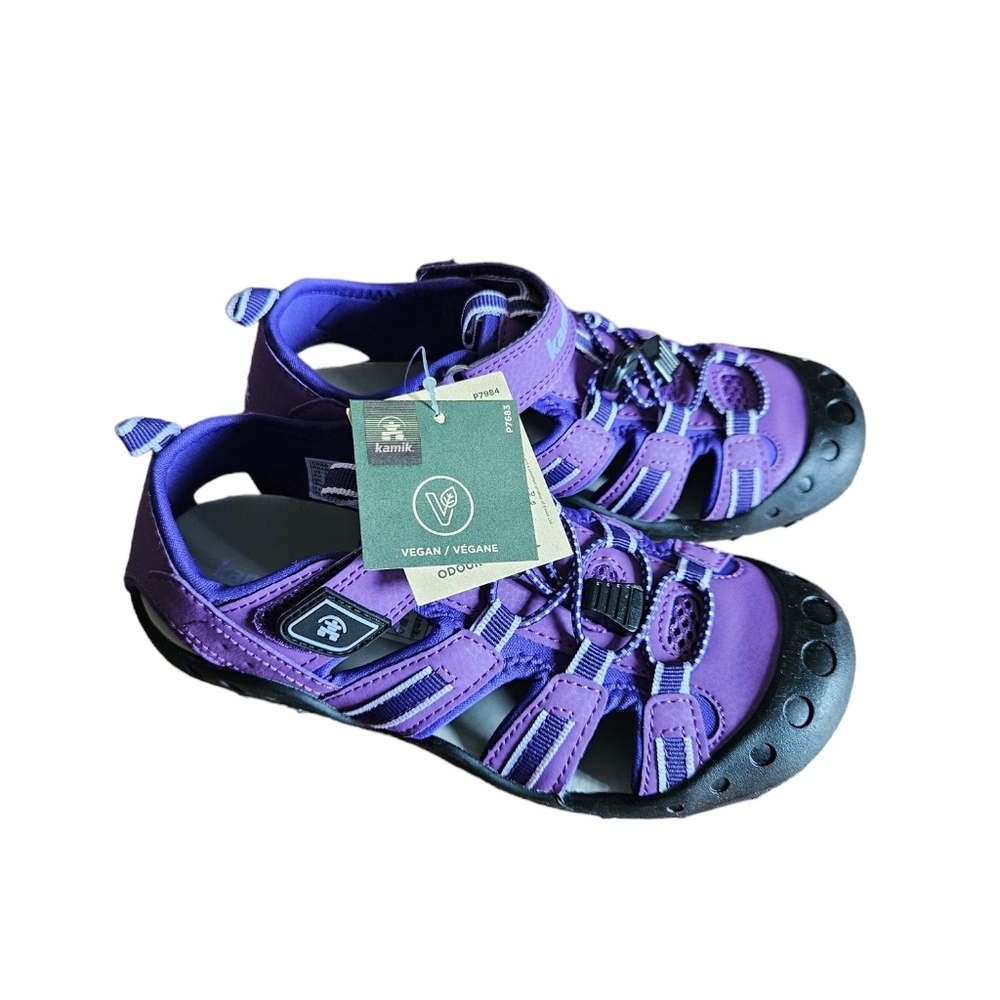 Kamik size 3 purple new girl's sandals